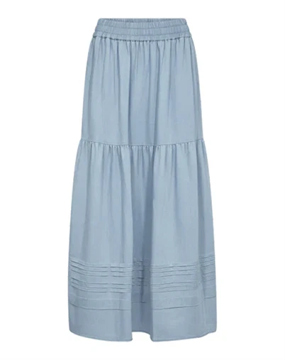 Mos Mosh - MMMarlow Softy Nederdel - Light Blue